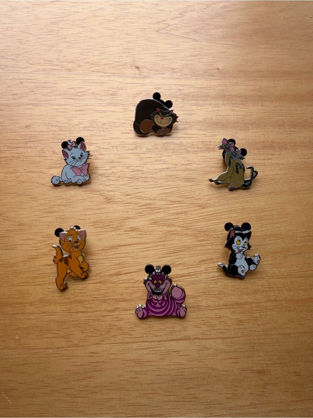 Disney Parks Cats Pin Set 2016
